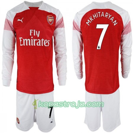 Billiga Fotbollströjor Arsenal Henrikh Mkhitaryan 7 Barn Hemma tröja 2018/19 Långärmad